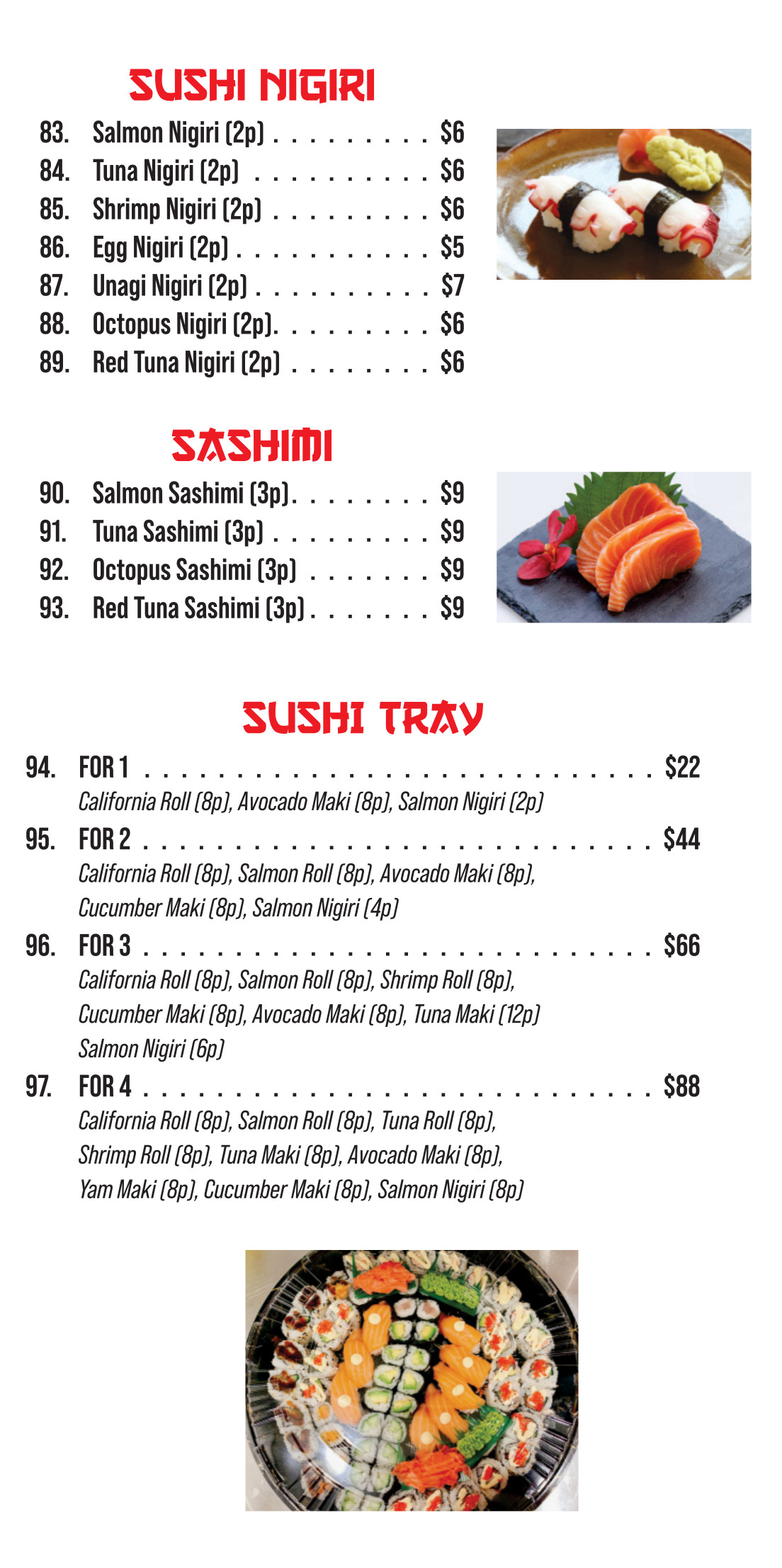 Menu Page 4